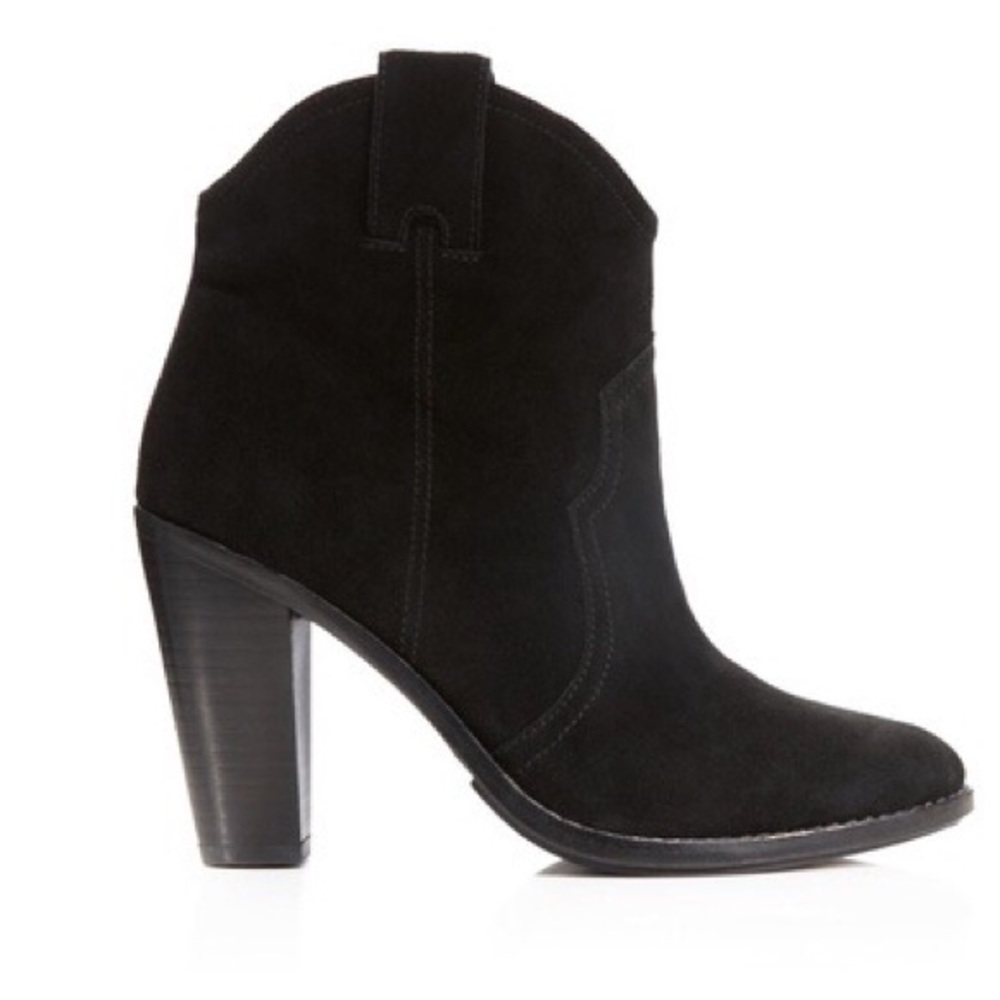 Joie black suede ankle boots size 9